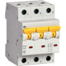 Автоматический выключатель IEK ВА47-60МА 3P 32А 6кА D - MVA33-3-032-D без теплового расцепителя