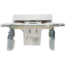 Выключатель 1-клавишный кнопочный IEK SKANDY 10А SK-V14W арктический белый SK-V17-0-10-K01